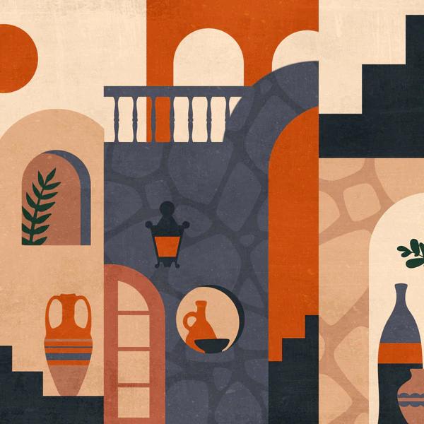 Abstract Architecture Wall Art