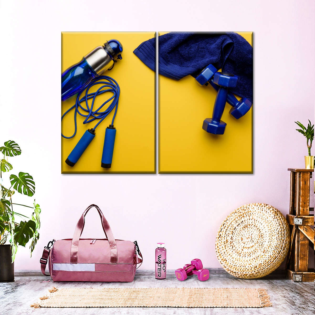 Awesome Home Gym Wall Ideas