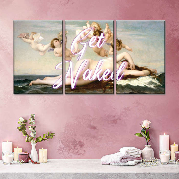 bathroom wall art ideas