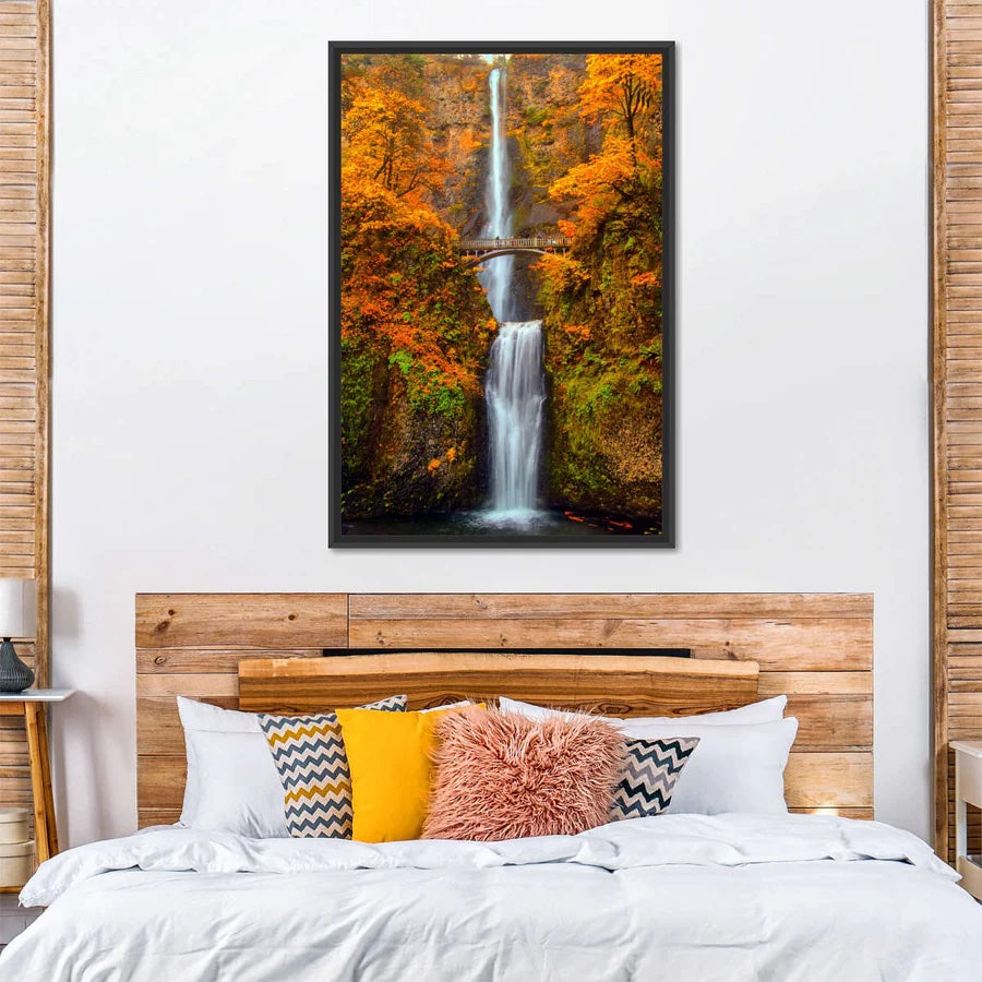 beautiful orange bedroom wall decor