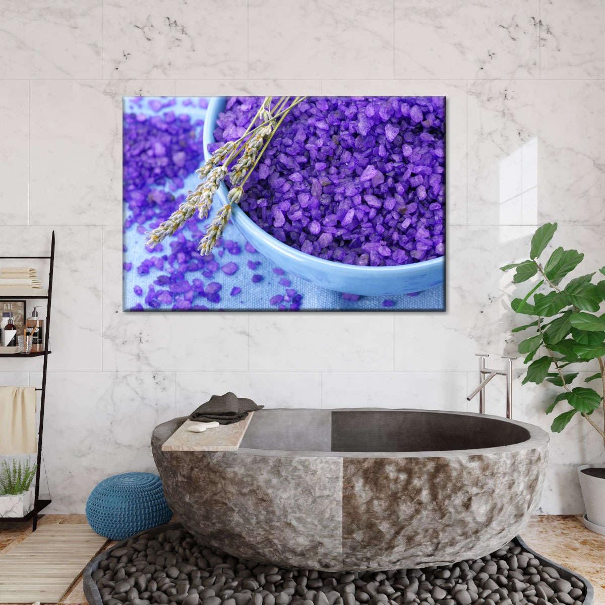 lavender bathroom decor