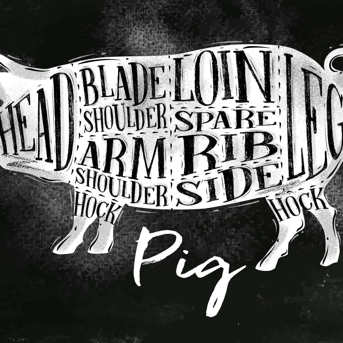 Blackboard Typography Wall Art