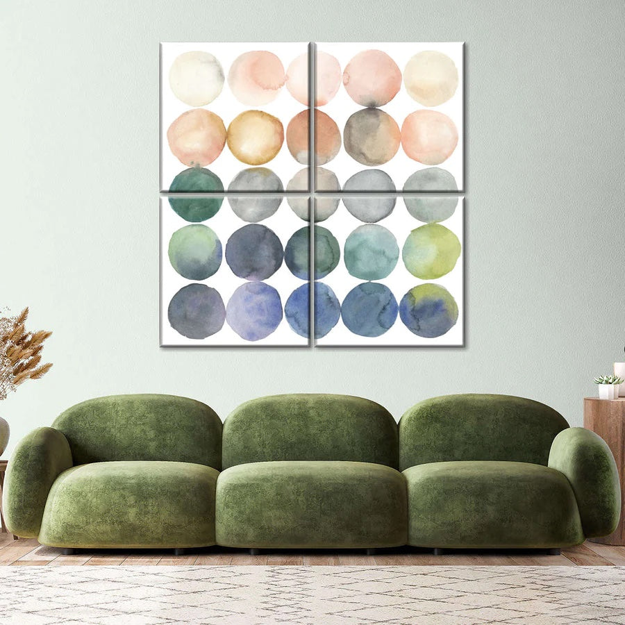 circle geometric wall decor ideas