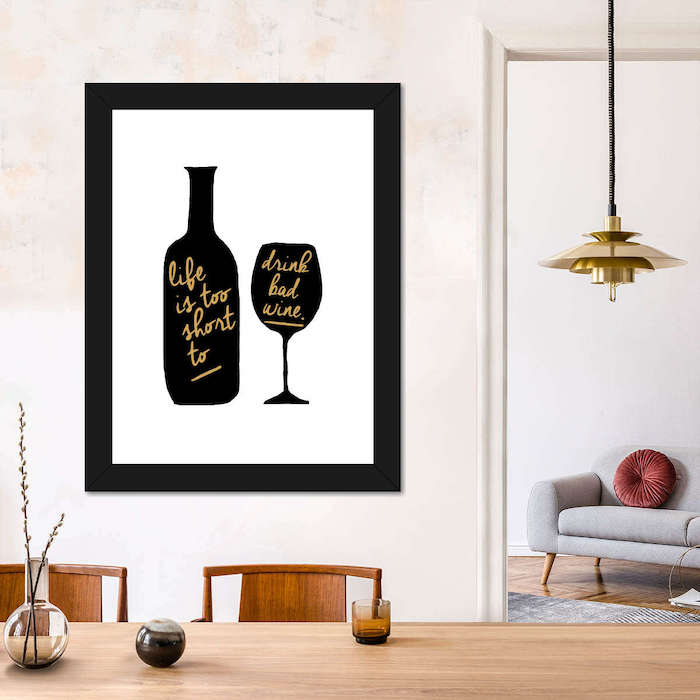 black framed picture ideas