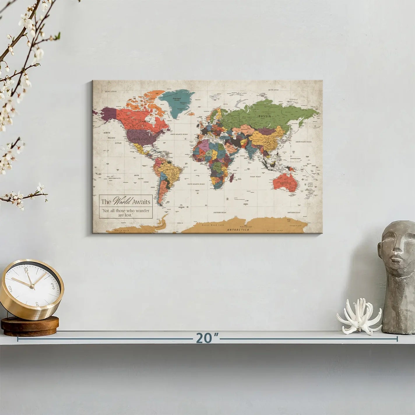 holiday gifts push pin maps