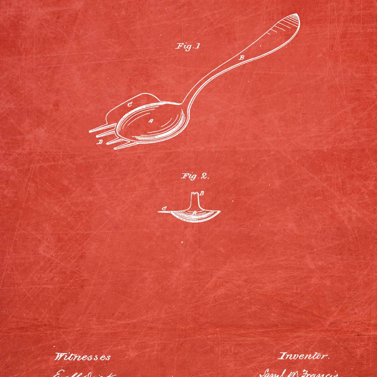 Household Goods Blueprints Wall Art