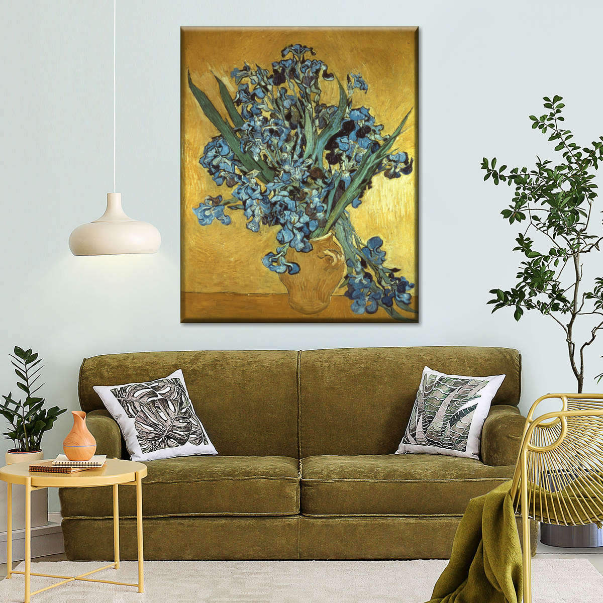 Irises 1890 Canvas Wall Art