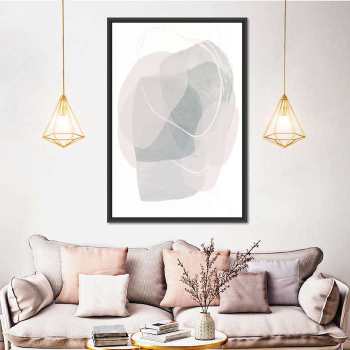 stunning grey wall picture