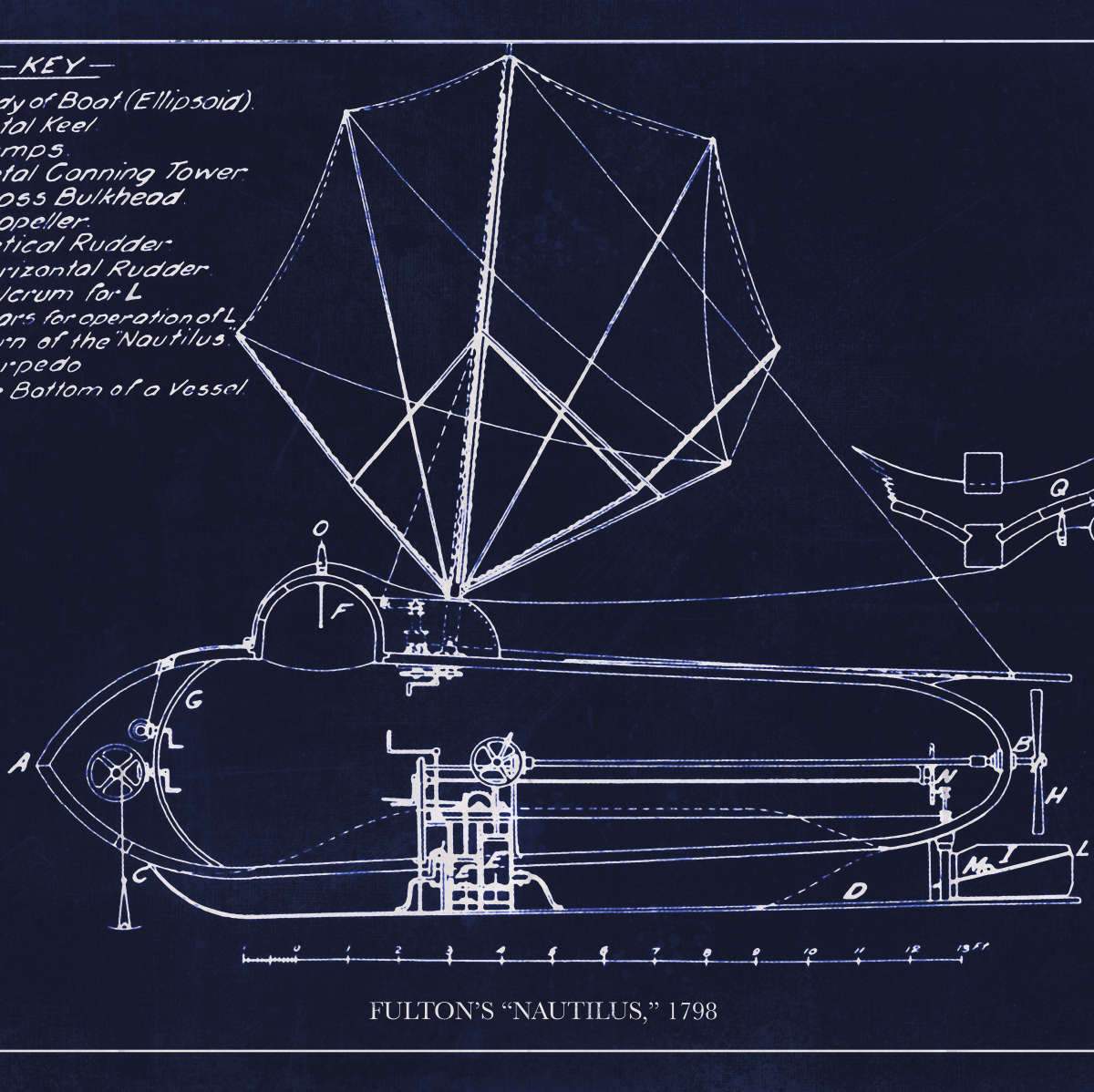 Nautical Blueprints Wall Art
