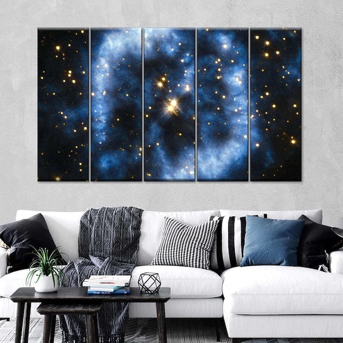 Navy blue wall hangings