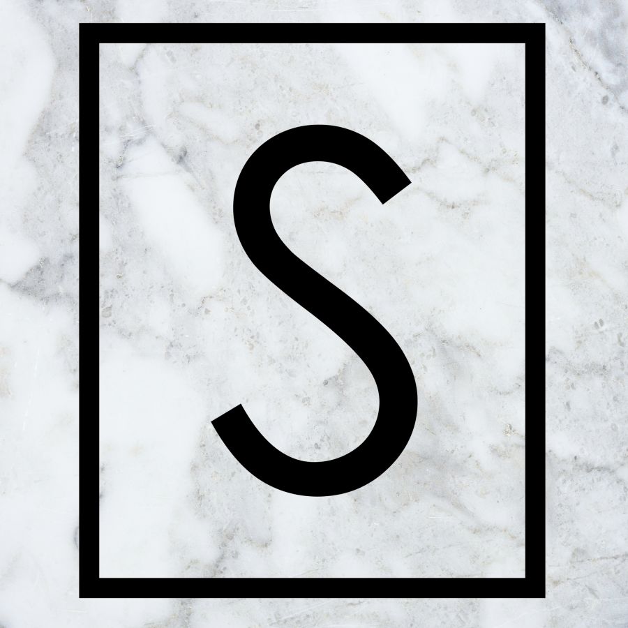 Single Letter Wall Art