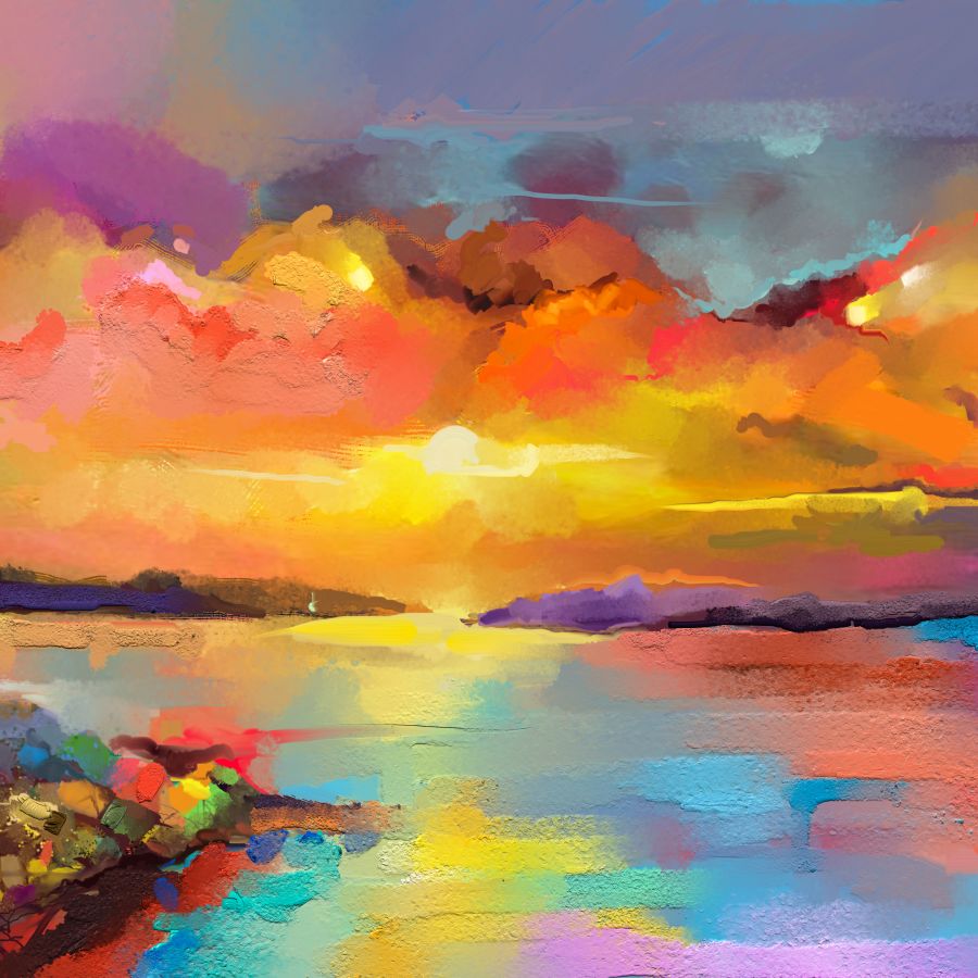 Sunrise And Sunset Skies Wall Art