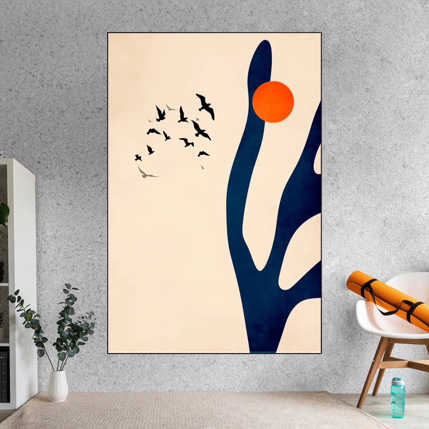 trending large living room wall art