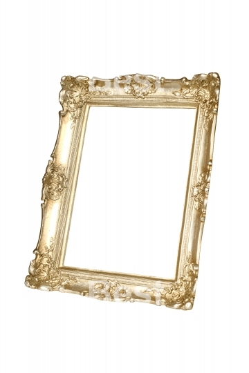 Gold picture frame 