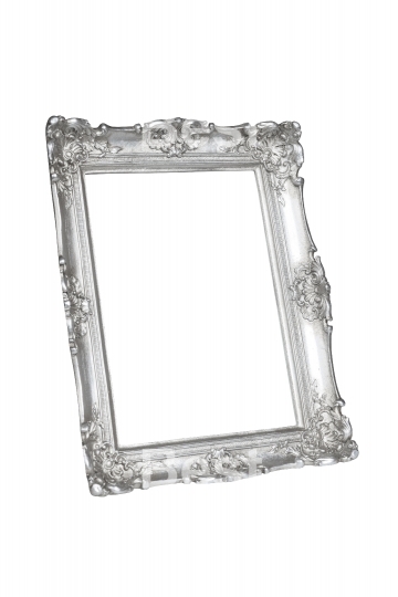 Silver carved picture frame