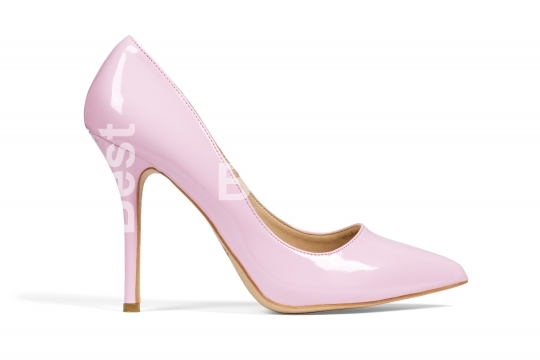 Pink women heel shoe