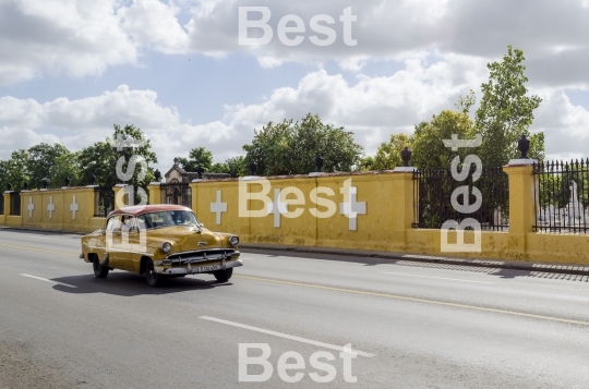 American classic car in Havana