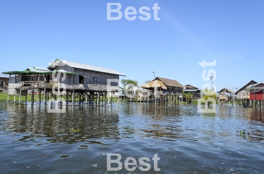 Bamboo house