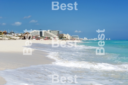 Beautiful beach in Cancun