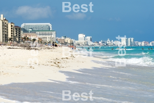 Beautiful beach in Cancun