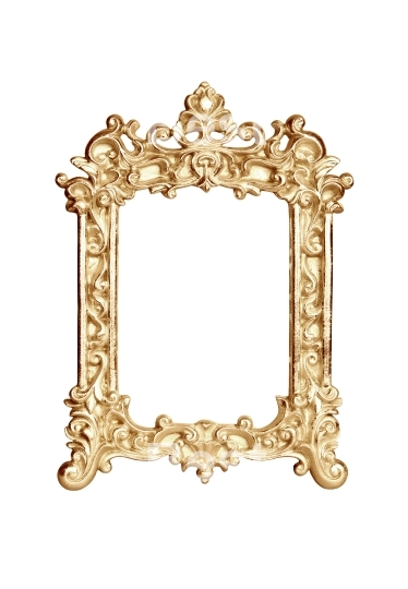 Gold carved picture frame 