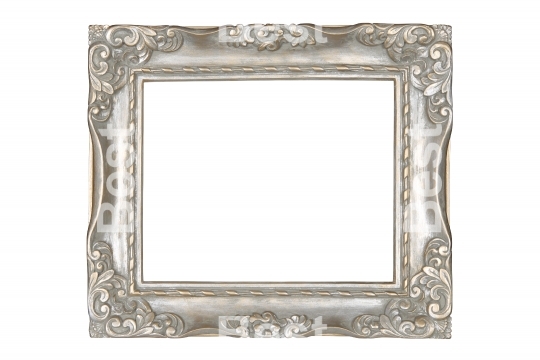 Gold carved picture frame