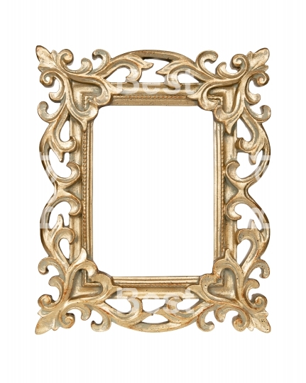 Gold carved picture frame