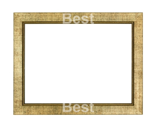 Gold picture frame