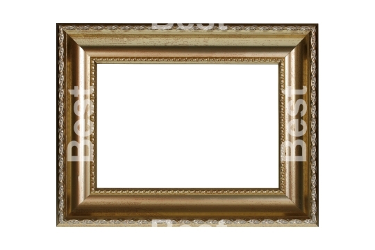 Gold picture frame