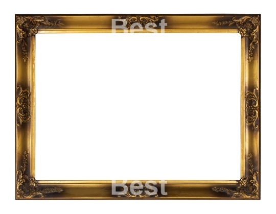 Golden frame