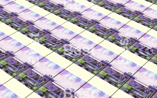 Kuwait dinars bills stacked background