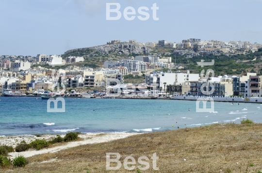 Mediterranean sea in Mellieha