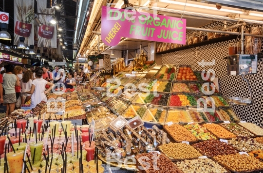 Mercat de Sant Josep de la Boqueria in Barcelona