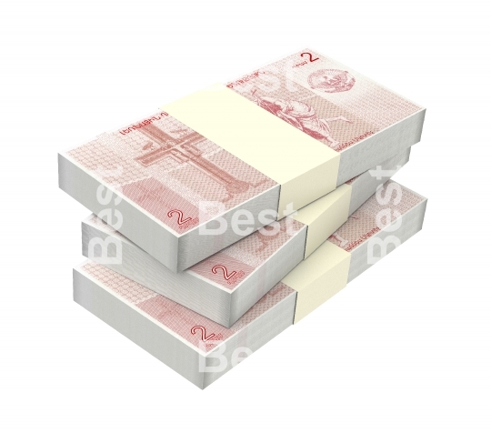 Nagorno karabakh dram bills isolated on white background