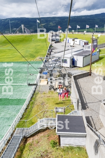 Olympic ski jump in Lillehammer