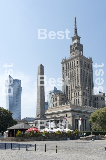 Palace of Culture and Science. 