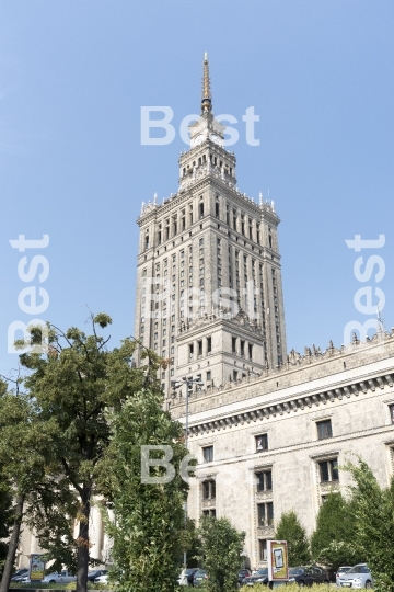 Palace of Culture and Science. 