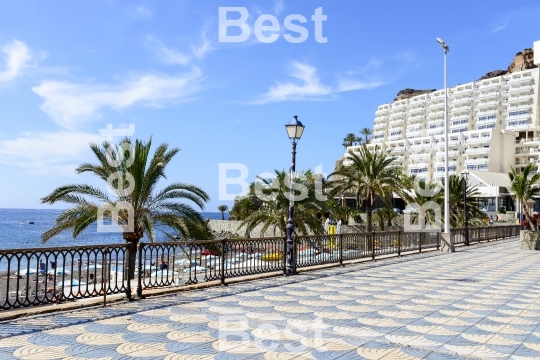 Promenade in Taurito