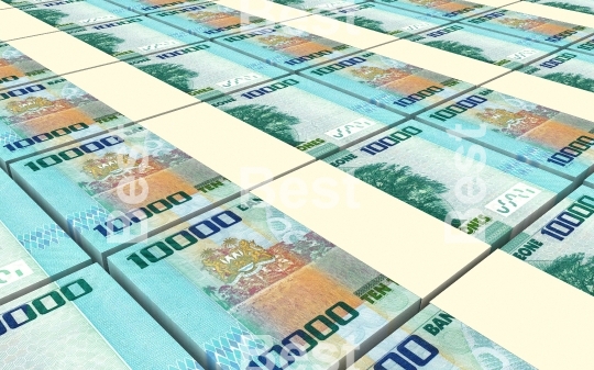 Sierra Leonean leones bills stacks background