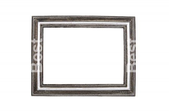 Silver carved picture frame