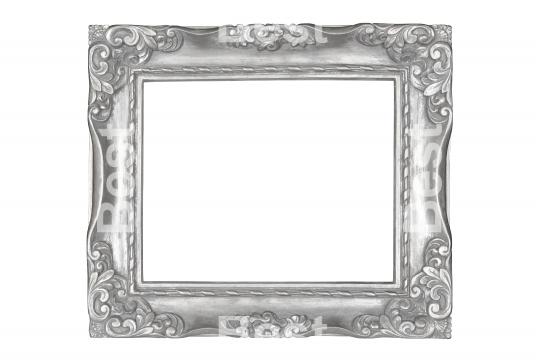 Silver picture frame