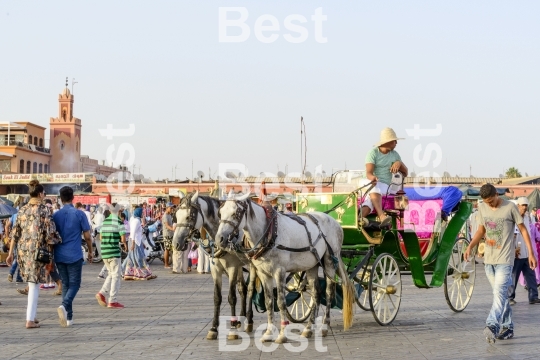 The Djemaa el Fna in Marrakesh