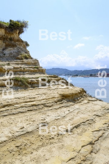 The picturesque cliffs near Sidari 