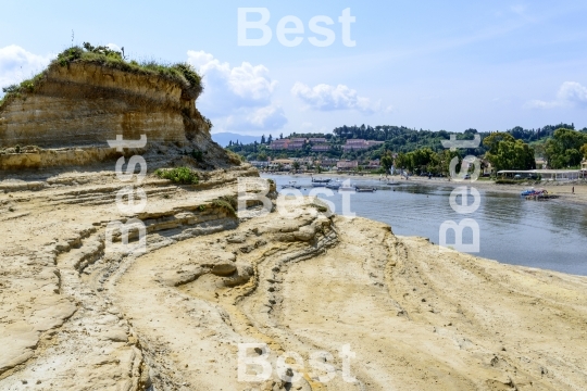 The picturesque cliffs near Sidari 