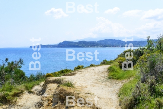 The picturesque cliffs near Sidari 